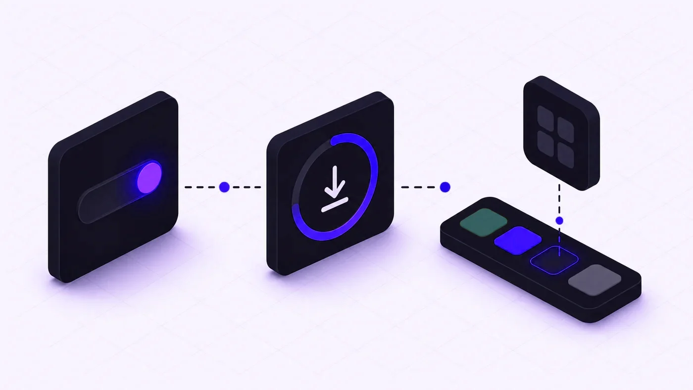 Enabling unknown sources, downloading the APK and the installed IPTV app on a Firestick